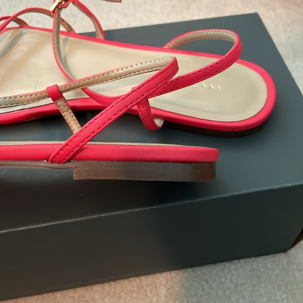 Ann Taylor real leather strappy  sandals - Picture 7 of 10
